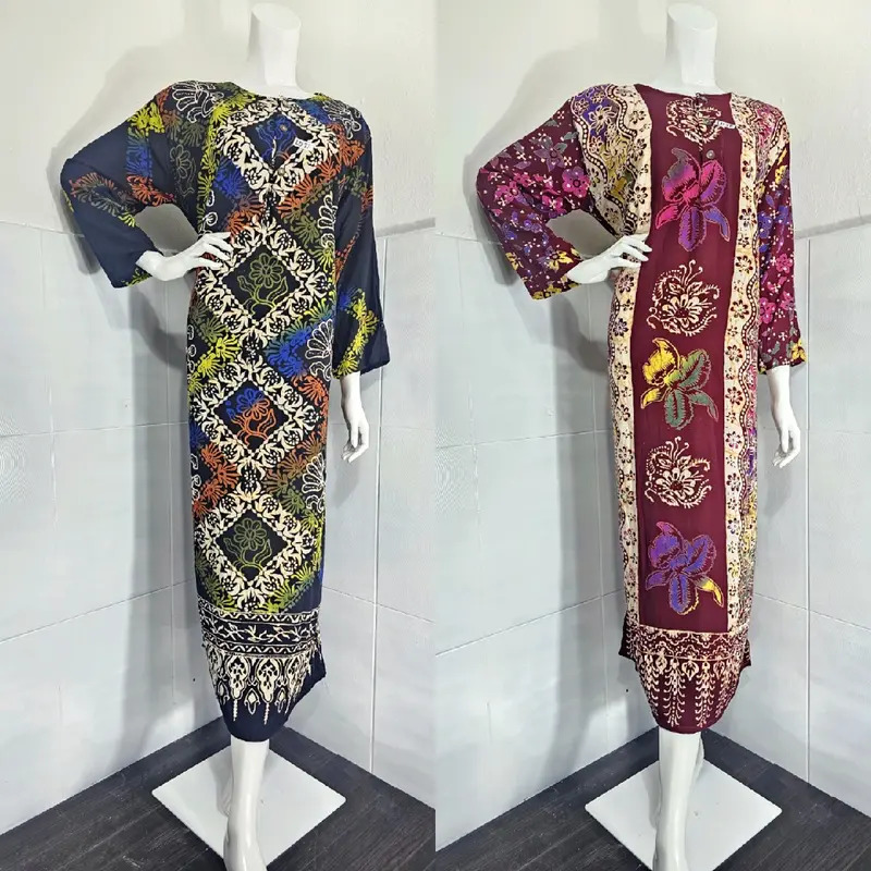 BAJU TIDUR BATIK TRG KAFTAN KELAWAR TERENGGANU COTTON